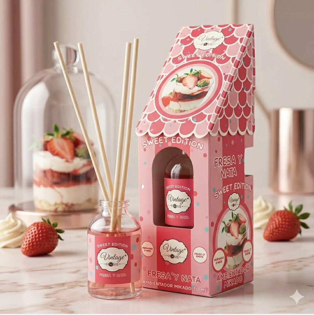 Mikado fraise 🍓 chantilly 30ml