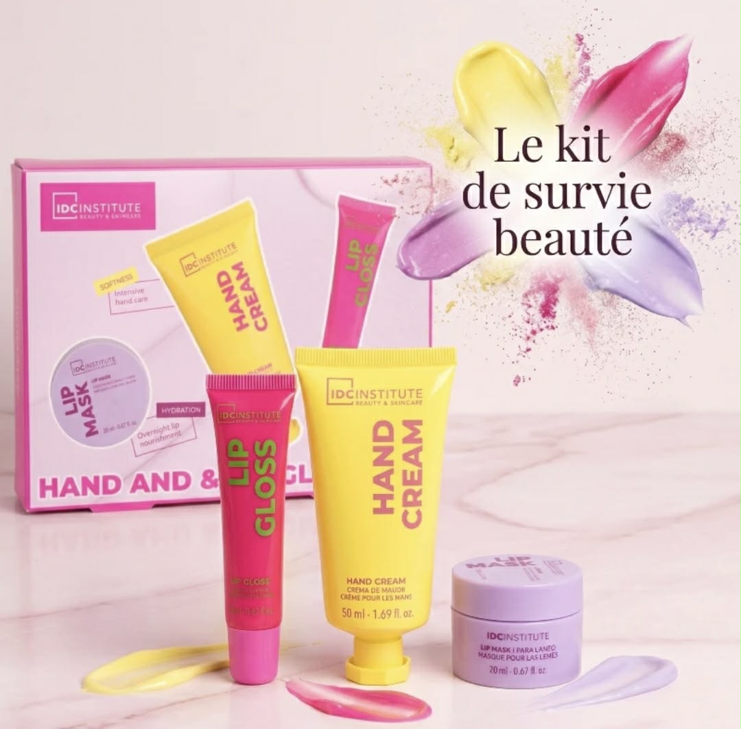 Set de beauté lèvres et mains - Idc Institute 💄