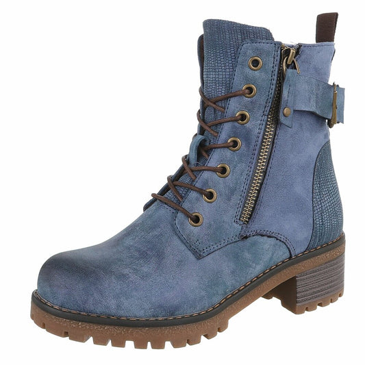 bottines bleu zazoune 38
