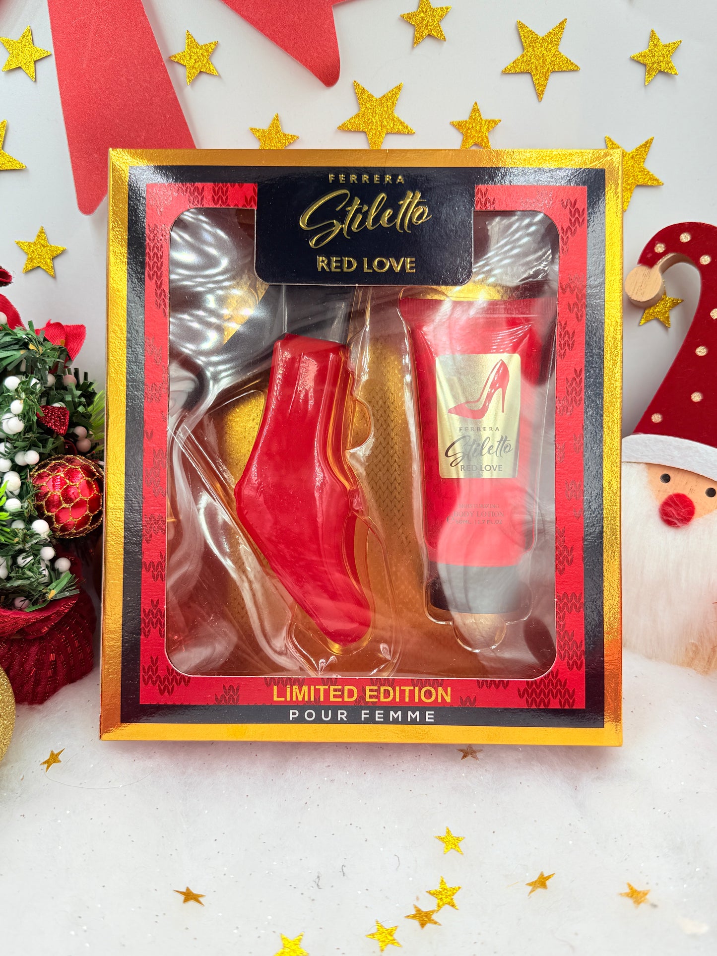 RED LOVE FERRERA STILETTO POUR ELLE - MIRAGE BRANDS