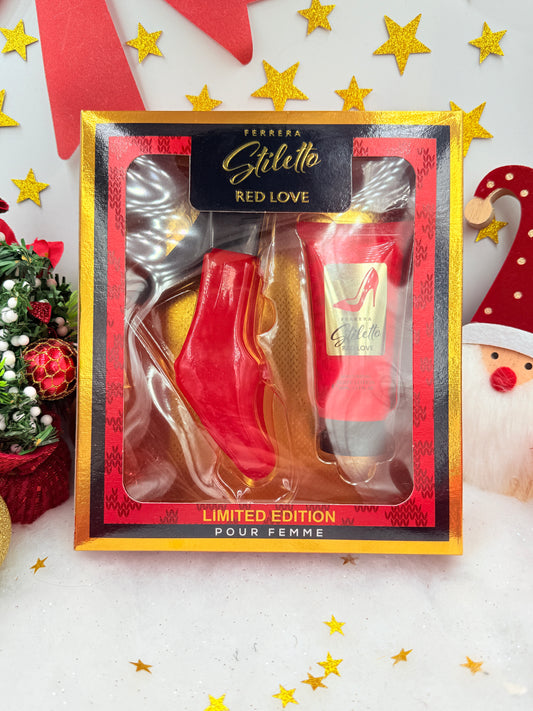 RED LOVE FERRERA STILETTO POUR ELLE - MIRAGE BRANDS