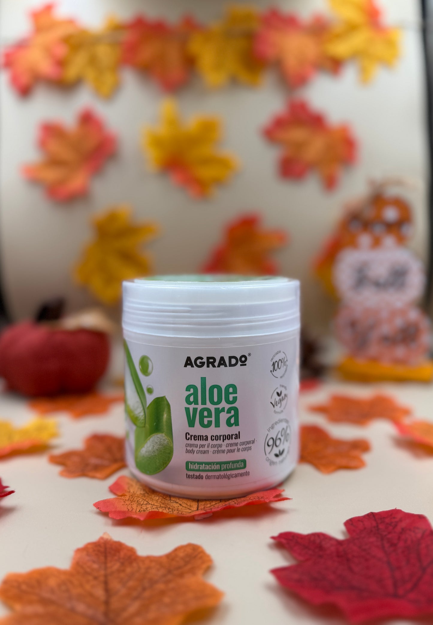 Crème pour le corps à l'aloe vera (AGRADO) 400ml