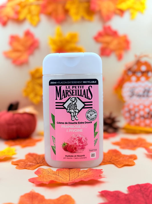 Crème de Douche Extra Douce Framboise Bio & Pivoine (Le Petit Marseillais) 250ml