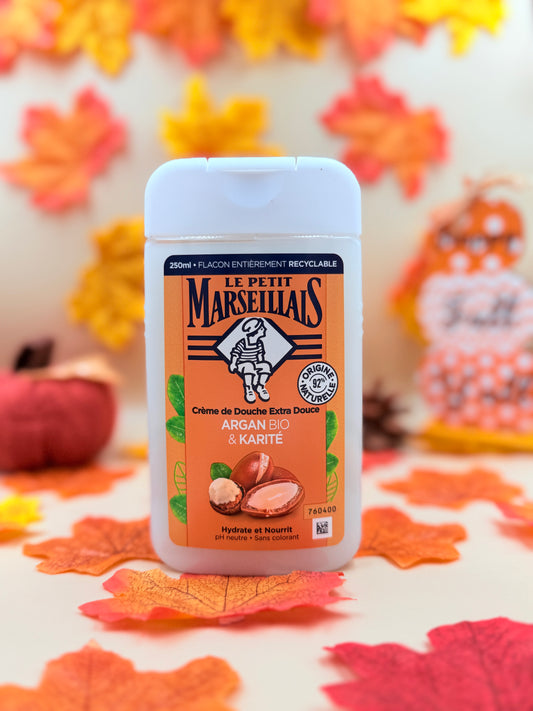 Crème de Douche Extra Douce Argan Bio & Karité (Le Petit Marseillais) 250ml