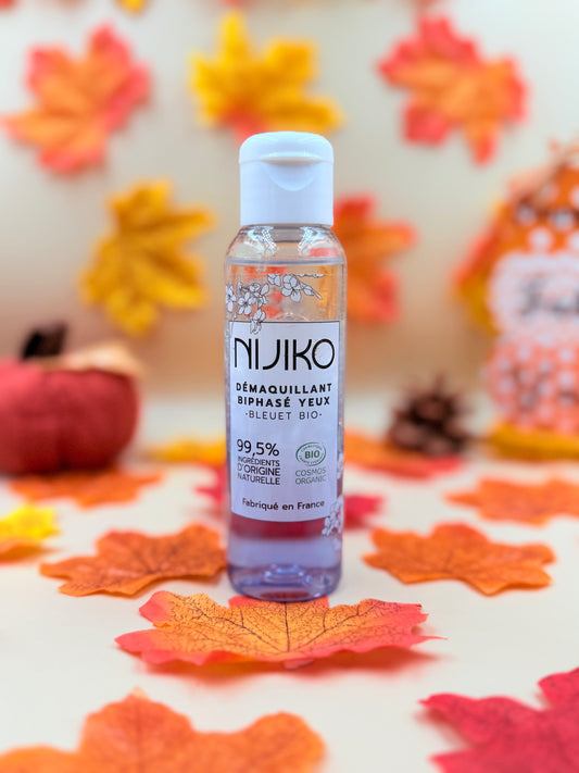 Démaquillant Yeux Bio à l'Eau de Bleuet (Nijiko)  100ml