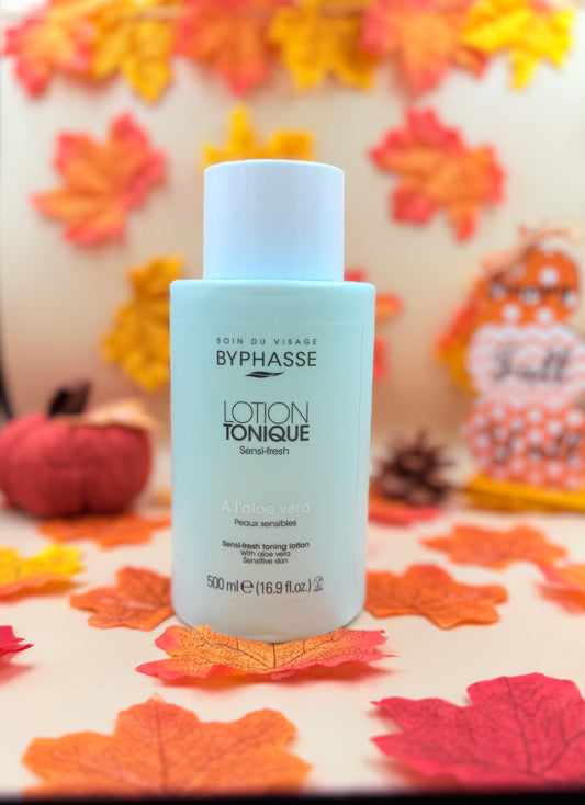 Lotion tonique sensi-fresh à l'Aloé vera Peaux sensibles (BYPHASSE) 500 ml