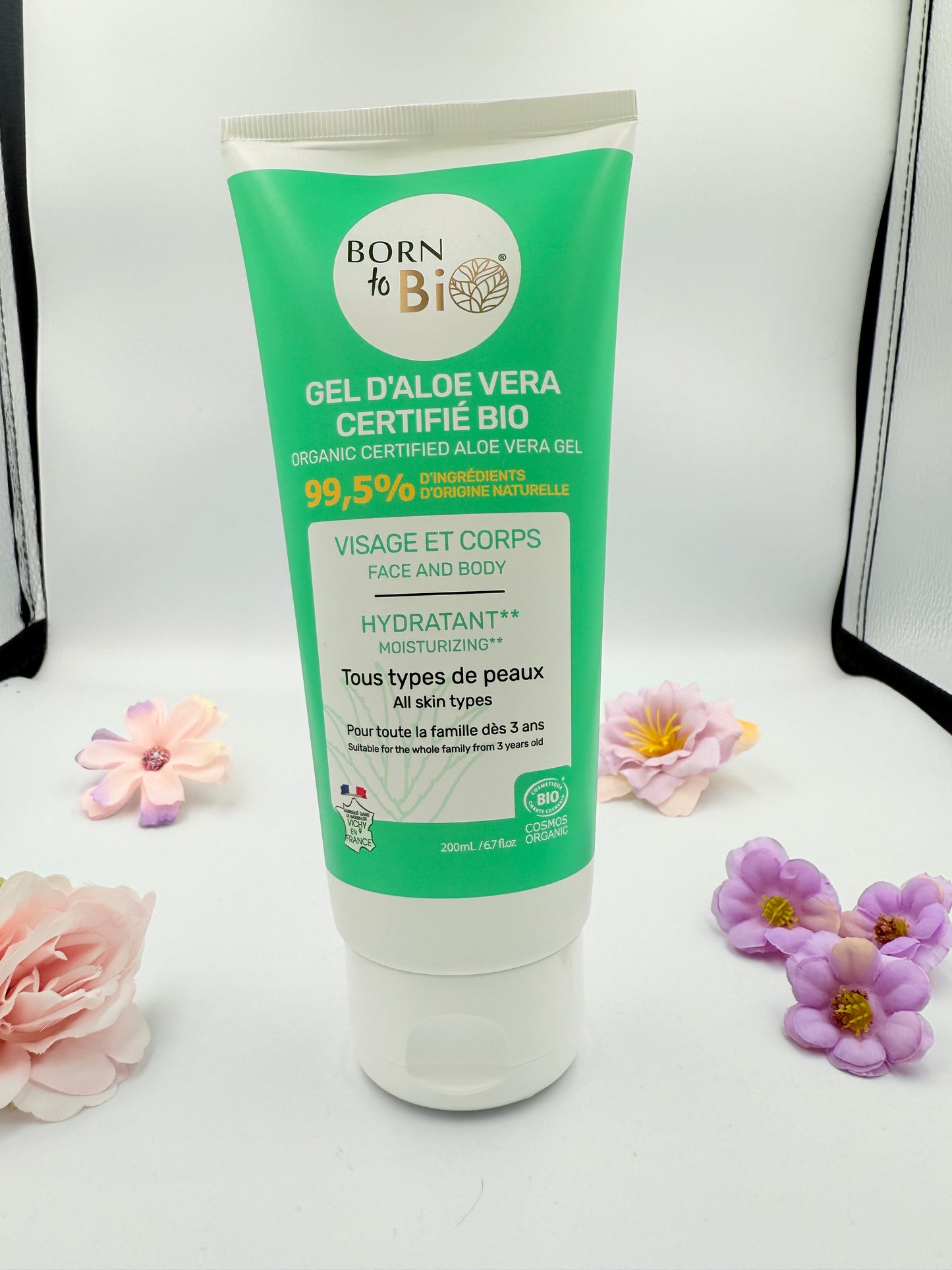 Gel d'Aloe vera "Certifié Bio" - Born to bio" (200ml)