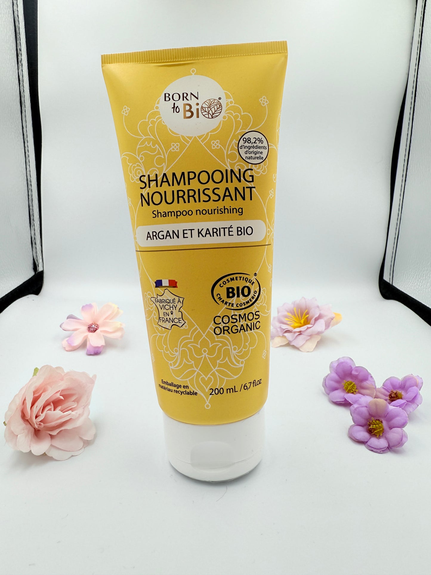 Shampoing nourrissant - Born to bio - "Argan et karité bio" (200 ml)