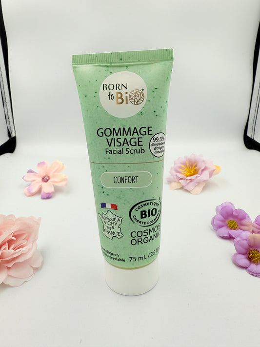 Gommage visage - Born to bio - "Confort" (75ml)