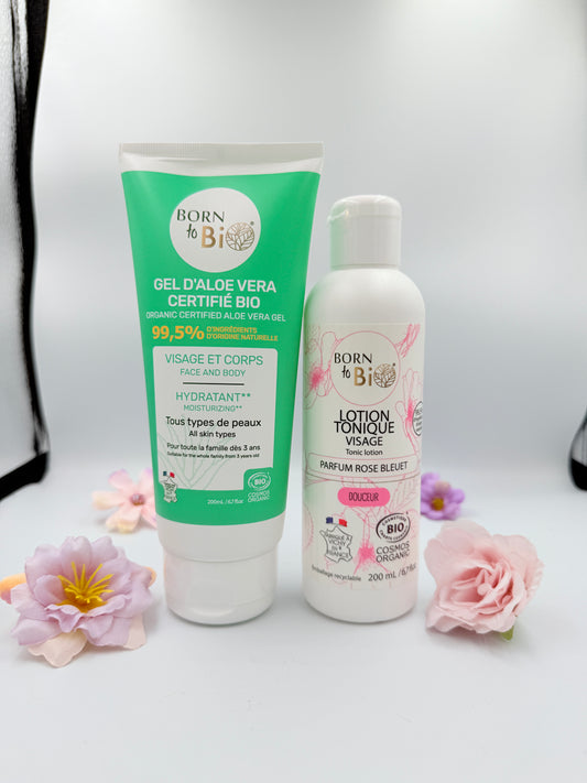 Set soin du visage et corps - Bio to born
