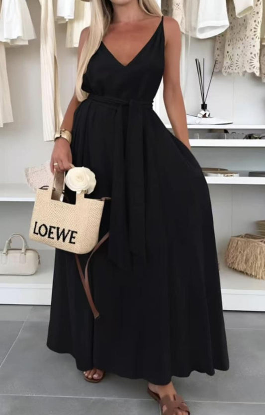 Robe longue noir
