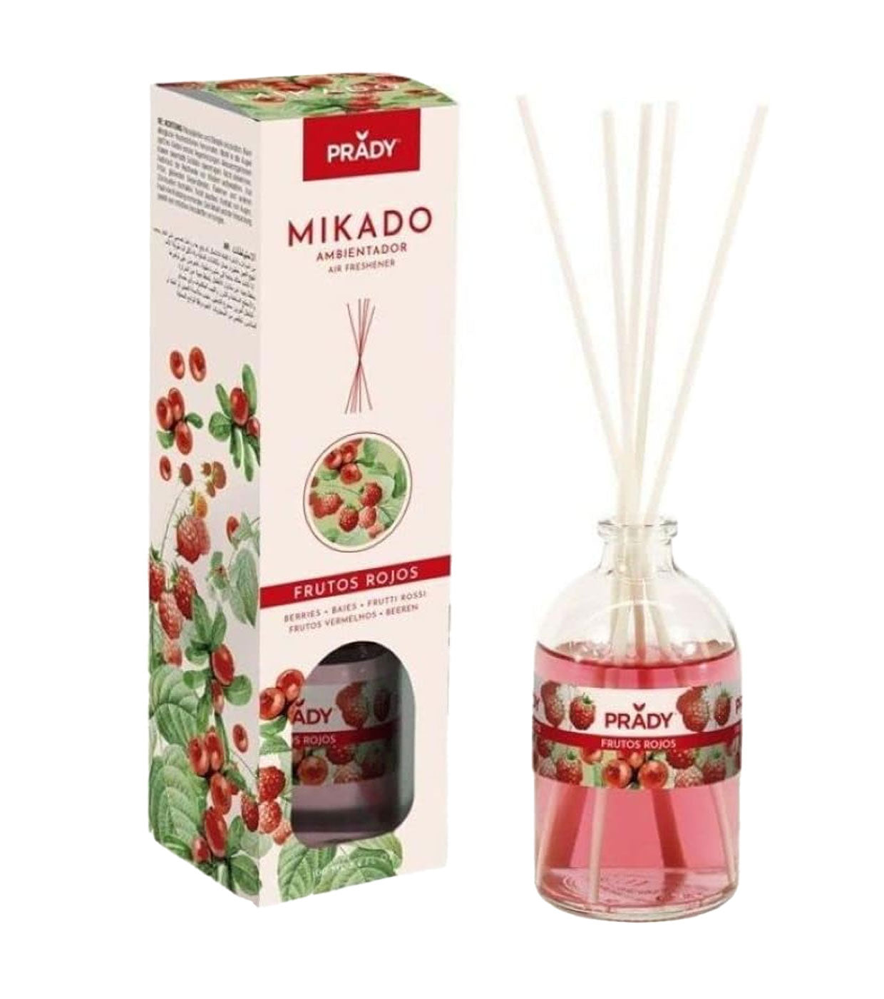 Mikado fruits rouges - PRADY (100ml) 🍎