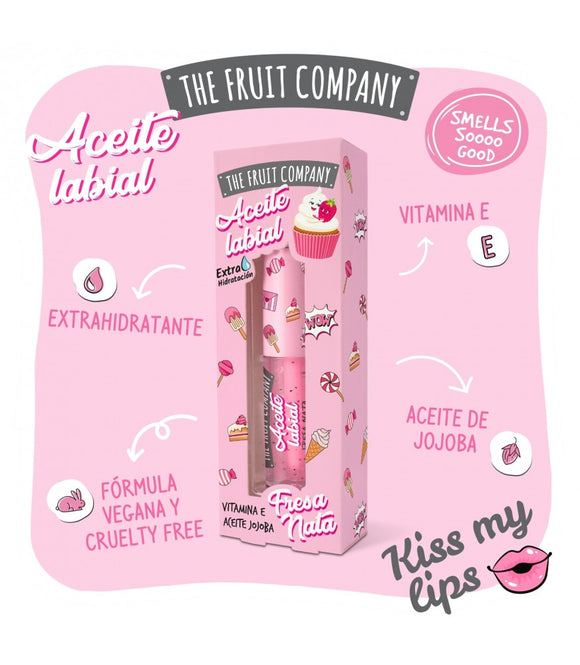 Huile à lèvres fraise chantilly - THE FRUIT COMPANY 🍓 (3,6ml)
