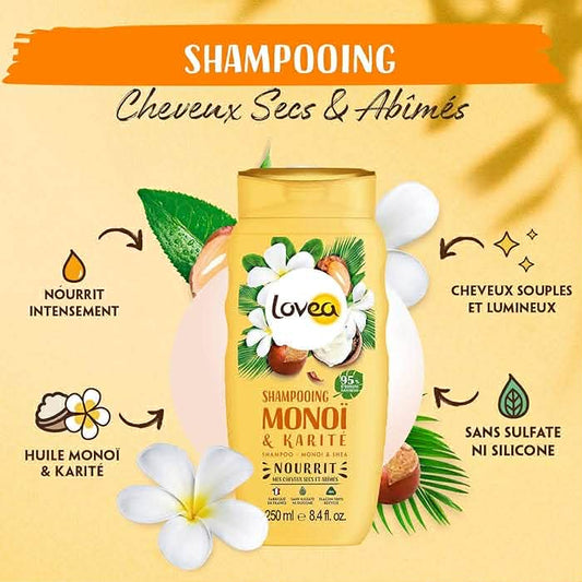 Shampooing monoi - LOVEA (250ml) 🌺