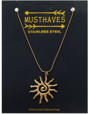 Collier soleil acier inoxydable ☀️