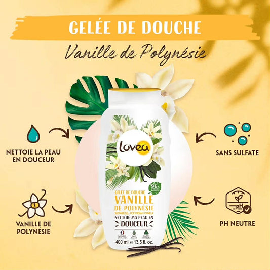 Gel douche vanille - LOVEA (400ml)