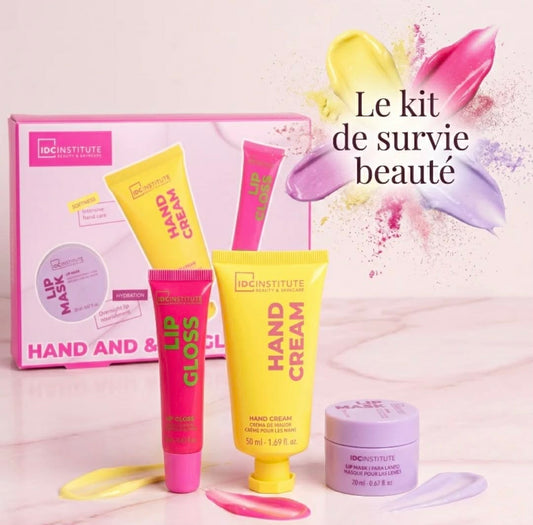 Set de beauté lèvres et mains - Idc Institute 💄