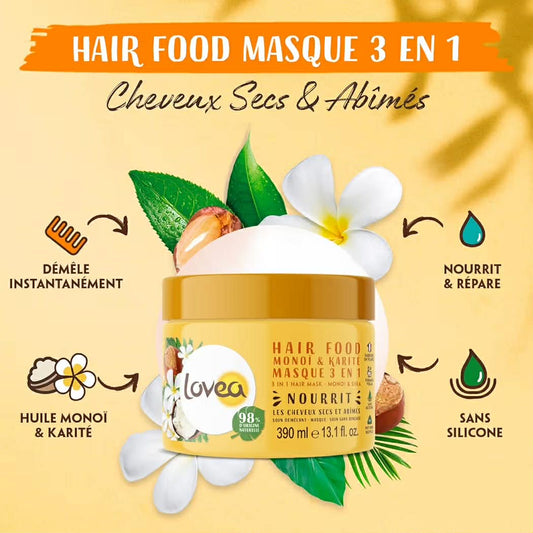 Masque 3 en 1 monoi & karité - LOVEA (390ml)